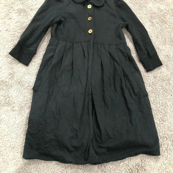 Juicy Couture Black Jacket Dress Gold Buttons Size Medium FLAWS - Picture 2 of 9